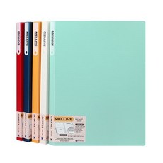 원포 A4 멜리브 레버파일 HM5097, 레드, 1개