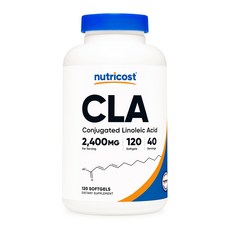 뉴트리코스트 CLA 공액리놀레산 2400mg 120소프트젤 다이어트 팻버닝 보조제, 120정, 1개