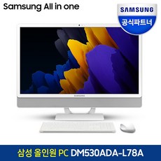 삼성전자 올인원 PC DM530ADA-L78AW (11세대 인텔 i7-1165G7 60.5cm), RAM 8GB + RAM 8GB + SSD 512GB