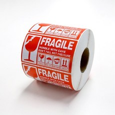 Fragile 스티커 / 영문 화물주의 파손주의 취급주의 라벨지 90mm x 50mm/ 1000장, 상세페이지 참조, 상세페이지 참조