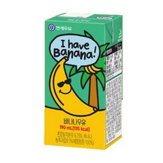 연세 바나나우유 190ml 48개, 1개
