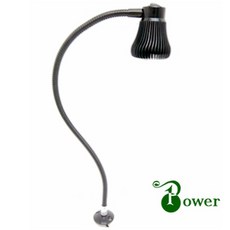 3 w 구즈넥 기계 led 램프, 3w 30cm, black 3000K 24V, 1개