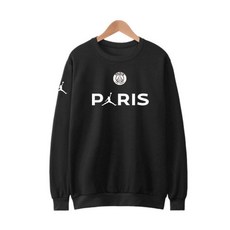 조던 x PSG 특양면 맨투맨 티셔츠