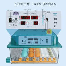 닭 부화기 조류 알 계란 자동, 물침대 싱글전기 20매(자체조명란), 1개