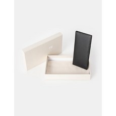 [빈폴ACC]20FW 스퀘어빈 장지갑-Black(BE08A3M215)