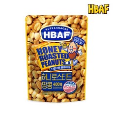 바프 넛츠앤스낵스 허니로스티드 땅콩, 400g, 1개