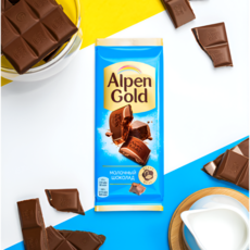 Alpen Gold молочный шоколад Original, 80 г