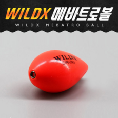 영상낚시 와일드X 메바트로볼 캐스팅볼 메바루 볼락 뽈락 WILDX, 적색-플로팅, 1개