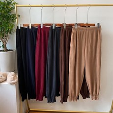 1+1 겨울 버전 두툼 기모 밴딩 플리츠 조거바지 당꼬팬츠