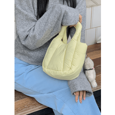 구름가방 패딩가방 미니 퀄팅 숄더 백