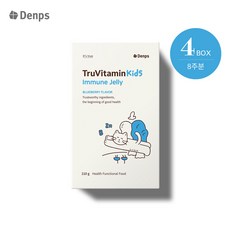 덴프스 트루바이타민 키즈 면역젤리(14포) 4BOX, 210g, 4개