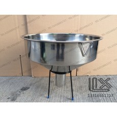 대형 깔때기 30cm 스텐 곡물 상부 깔때기만 소분 스테인리스 대왕깔때기 대구경 단품, 스테인리스 깔때기+받침대, 1개