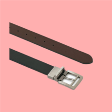 유제 스퀘어 사각 리버시블 양면 레더 가죽 BELT