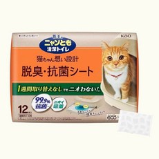 KAO 카오 냥토모 탈취 매트 시트 12p, 1개