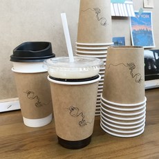 [소행섬] 심플라인 친환경컵홀더 (10온스), 1000개
