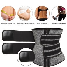 허리 트레이너 네오프렌 땀 Shapewear 바디 셰이퍼 여성 슬리밍 칼집 배꼽 감소 셰이퍼 운동 트리머 벨트 코르셋|허리 슬리밍|