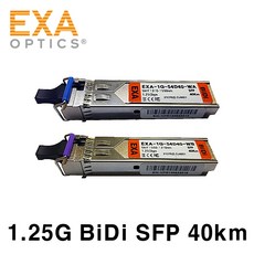 [EXA] Nokia 1G BiDi AT10078-OD-R 40km 광모듈세트, 단일상품