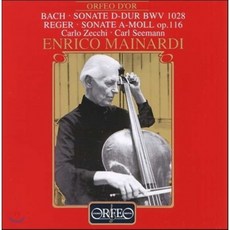 Enrico Mainardi 바흐 / 레거: 피아노와 첼로를 위한 소나타 - 엔리코 마이나르디 (J.S. Bach / Max Reger: Sonata for...