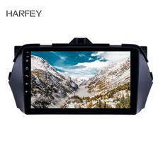 [해외] HARFEY 더블 딘 라디오 스즈키 ALIVIO 안드로이드 GPS 네비션 9 &#039;&#039;HD 터치 스크린 자동차 멀티미디어 MP3 플레이어 헤드 유닛, Android 8.1