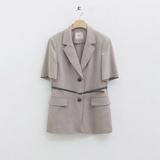 로엠 린넨라이크 반팔자켓_리오더(2colors)_RMJKE37R52