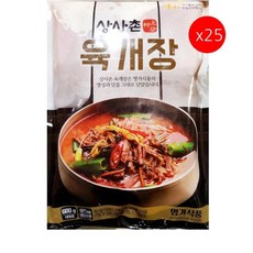 [더착한푸드]명가 육개장 600g 25개 식자재마트 대용량 업소용 육개장 즉석탕 즉석식품 간식 안주 탕류