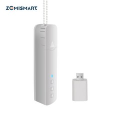 Zemismart Mihome Control WiFi 스마트 롤러 쉐이드 드라이버 배터리 블라인드 내장 Mijia AppTimer 장착 셔터 엔진 작업|자동 커튼 컨트롤 시스, 1개, CHINA, Driver with remote1