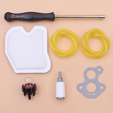 톱 공기 연료 필터 라인 호스 Husqvarna 235 236 240 235e 236e 240e 용 기화기 조정 가능한 도구 개스킷 키트 545061801, 1개