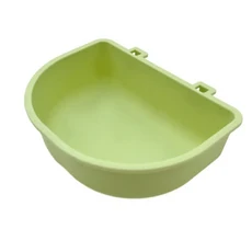 휴대용 플라스틱 개 교수형 그릇 저렴한 내구성 애완 동물 먹이 고양이 식품 케이지, 06 green