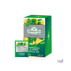 아마드 페퍼민트＆레몬 허브차 20티백, 2g, 20개입, 1개