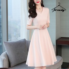 포미데이 단아한 정장 면접 하객 원피스