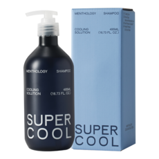 멘톨로지 두피 쿨링 슈퍼 쿨 탈모 샴푸 페퍼민트향, 495ml, 1개