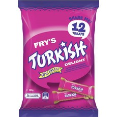 캐드버리 초콜릿 터키쉬 딜라이트 쉐어팩 12개입 Cadbury Frys Turkish Delight Sharepack 12 pack, 옵션없음, 옵션없음