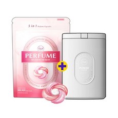 클라 라이프케어 CLA 퍼퓸 국내생산 5in1 고농축 캡슐세제 1팩(40개입)+런드리케이스, 비터피치 1팩+케이스 화이트, 1개, 40개입