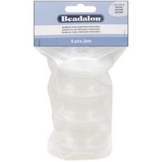 Beadalon Kumihimo 보빈 홀 2.5 인치 및 0.75 인치 8 팩, 단일옵션, 단일옵션