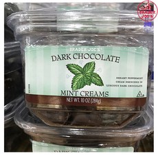 트레이드 조 트레이더조 다크 초콜릿 민트 크림 Trader Joe's Dark Chocolate Mint Creams 10oz(284g) 2팩, 284g