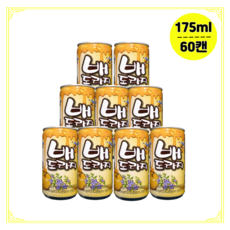 일화 배도라지 미니캔 음료수, 60개, 175ml