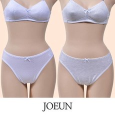 [JHMM596T_51GV]주니어 2단계 데일리 디자인 브라팬티 세트