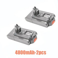 진공 청소기용 배터리 다이슨 V11 업그레이드용 25.2V 4800mAh 6800mAh 7800mAh 9800mAh, 4800mAh - 2PCS