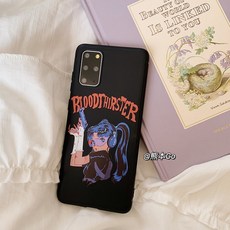 소녀 만화 일러스트 일본 캐릭터 삼성 폰 케이스 소프트 케이스 S21ultra S20 fe. Note20 S10+S95G