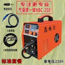 용접기 NBC250일체형 3가지용도 이산화탄소 본체보호 에어납땜 기계 220V전기용접