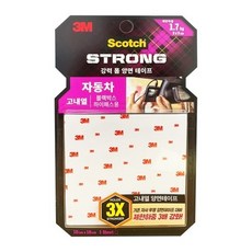 3M 스카치 블랙박스 고내열 양면 테이프 10 x 10cm, 5개