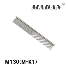 마단 콤 미니콤 130 Comb 일자빗 소형견 페이스콤 파인/코스 미니콤, 1개, Silver