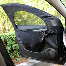 차량용 지퍼형 모기장 2.0 차박용 자동차 방충망 햇빛가리개 썬쉐이드, 지퍼모기장-뒷유리대형, 1개