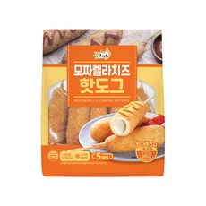 굿프랜즈 모짜렐라치즈 핫도그 400g (5개입), 단품