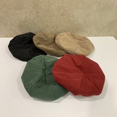 샌드마켓 코튼 8쪽 베레 면 베레모 가을 겨울 모자 여성 패션 모자 아이템