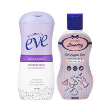 썸머스이브 데일리 밸런스 페미닌 워시 237ml + 필루니크 란제리 솝 150ml, 1개