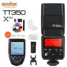 Godox-미니 스피드라이트 TT350C TT350N TT350S TT350O TT350F TT350P TTL 2.4G HSS 플래시 TT350 캐논 니콘 소니 후지 펜탁스 카메라, [03] TT350 add Xpro, [01] Canon