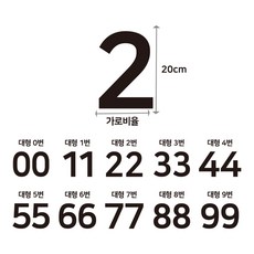 숫자시트지