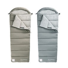 네이처하이크 면침낭 겨울 동계 침낭 3계절 슬리핑백, M400(카키)