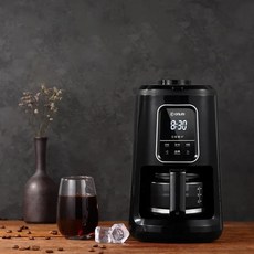 커피메이커 드립커피메이커 가정용 자동 미국식 휴대용 머신, 3.Black - UK